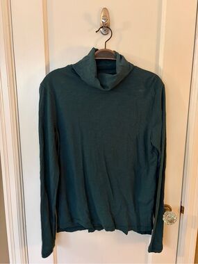 Madewell Teal Turtleneck Longsleeve T